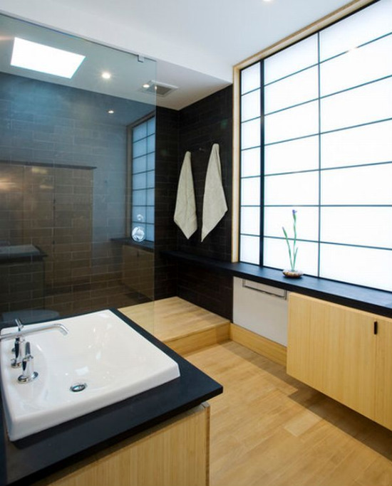 7 интериора за баня в японски стил