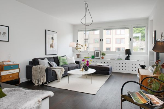 Педантично реновиран апартамент в Швеция