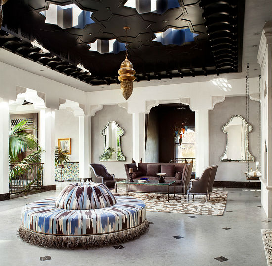 Екзотични интериори – всекидневни в марокански стил
