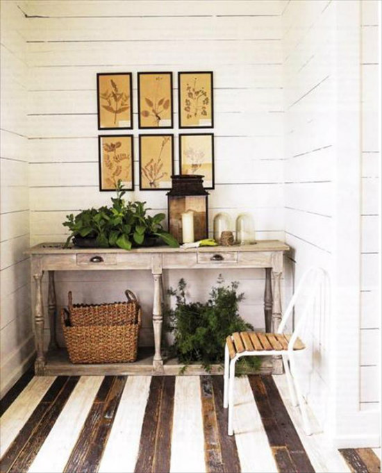 Как да разнообразите своя дом с боядисан дървен под