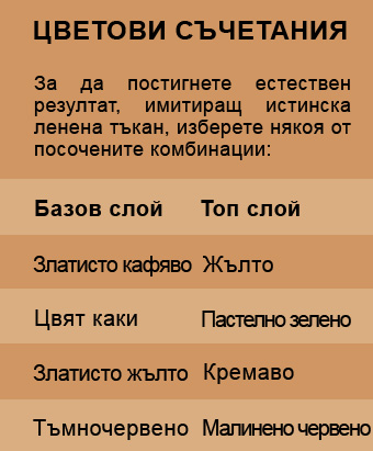 ленена стенна декорация