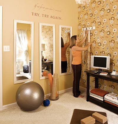 Създайте у дома стая за фитнес
