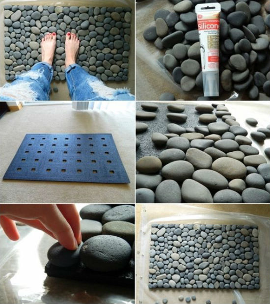 Как да декорираме интериора с речни камъни