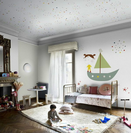 12 тавана, които превръщат детската стая в приказно кътче