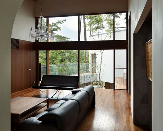 Уникална резиденция със съвременен дизайн (Япония)