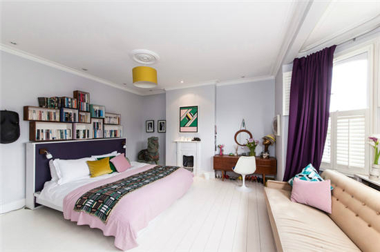 Цвят и текстура вдъхват нов живот на жилище в Лондон